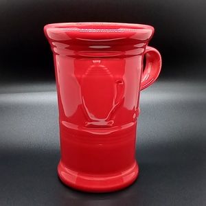 Fiestaware HLC Scarlet Red Cappuccino Mug 21oz NWOT